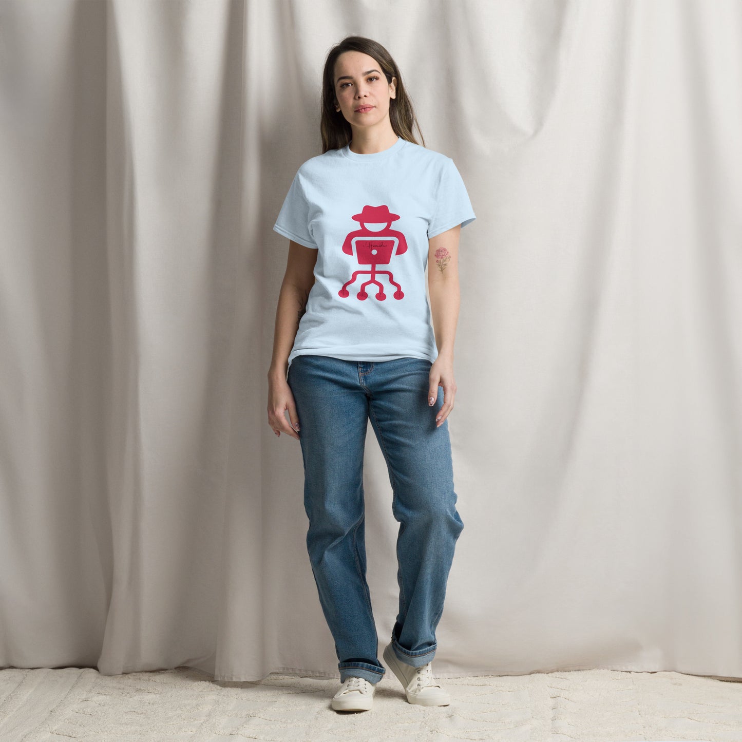 hamcodes unisex-classic-tee-light-blue