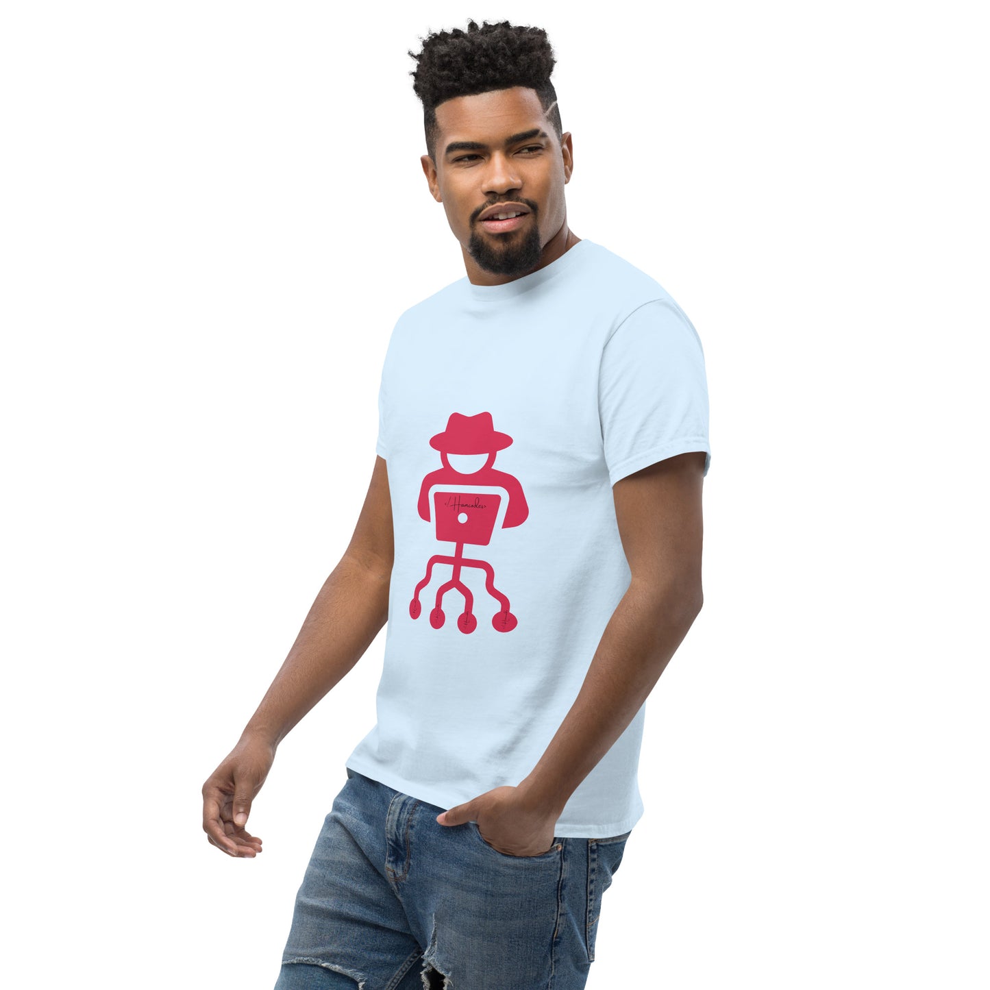 hamcodes unisex-classic-tee-light-blue