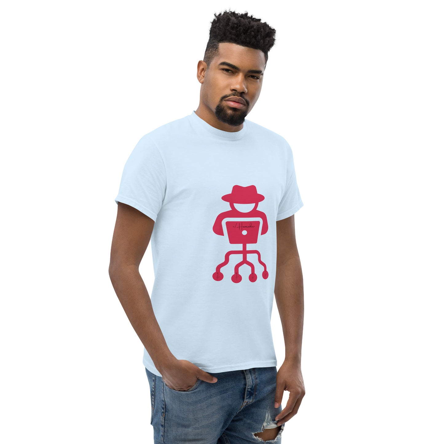 hamcodes unisex-classic-tee-light-blue