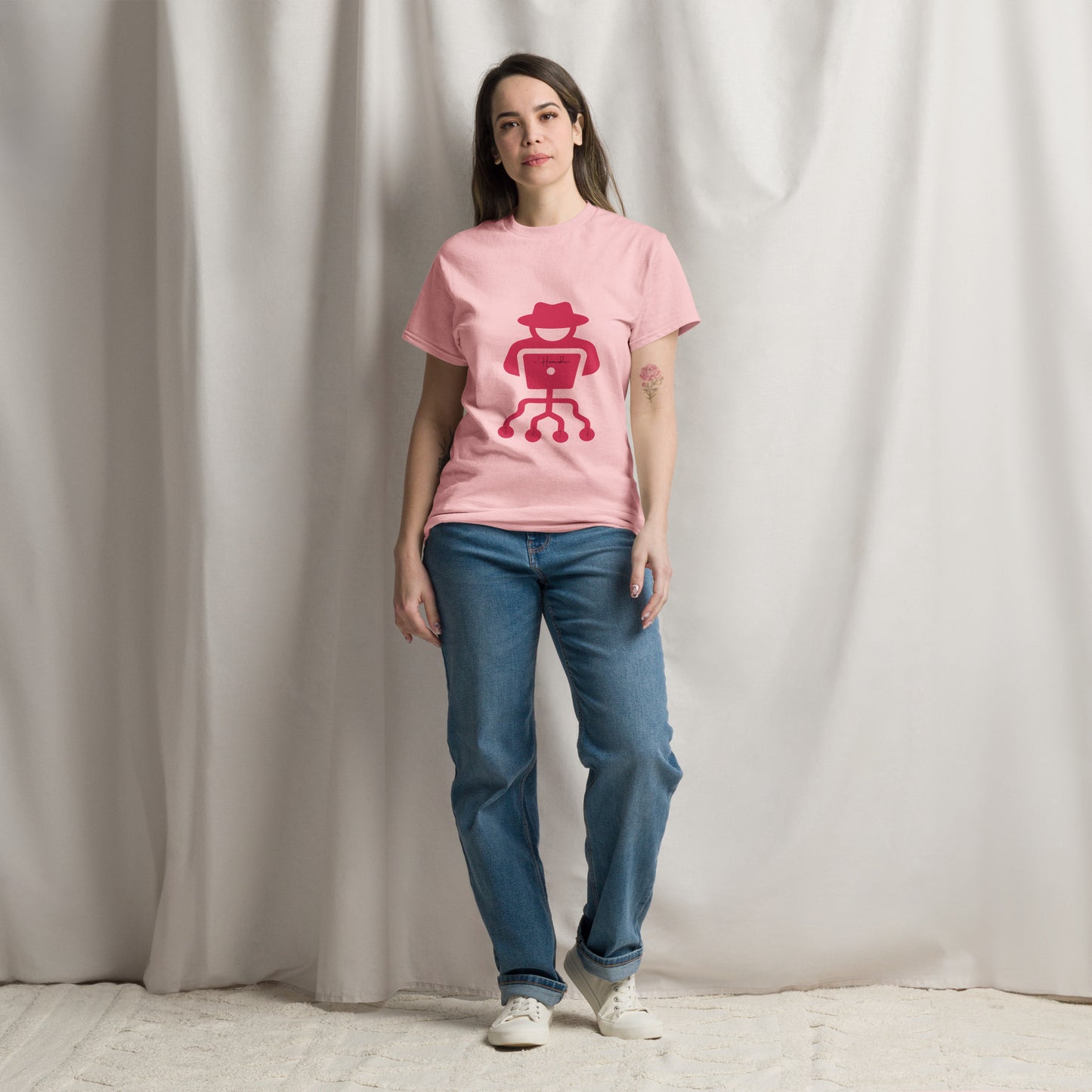 hamcodes unisex-classic-tee-light-pink