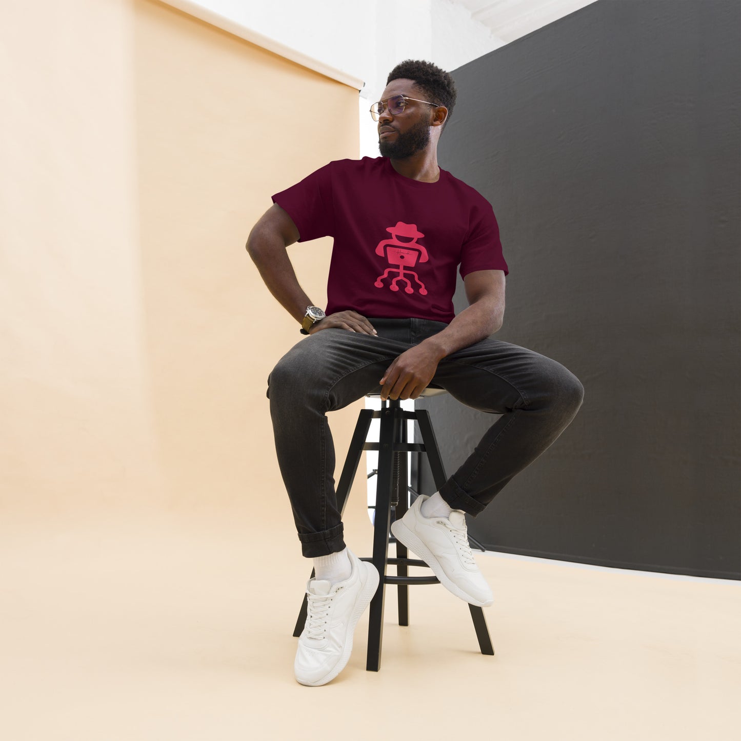 hamcodes unisex-classic-tee-maroon