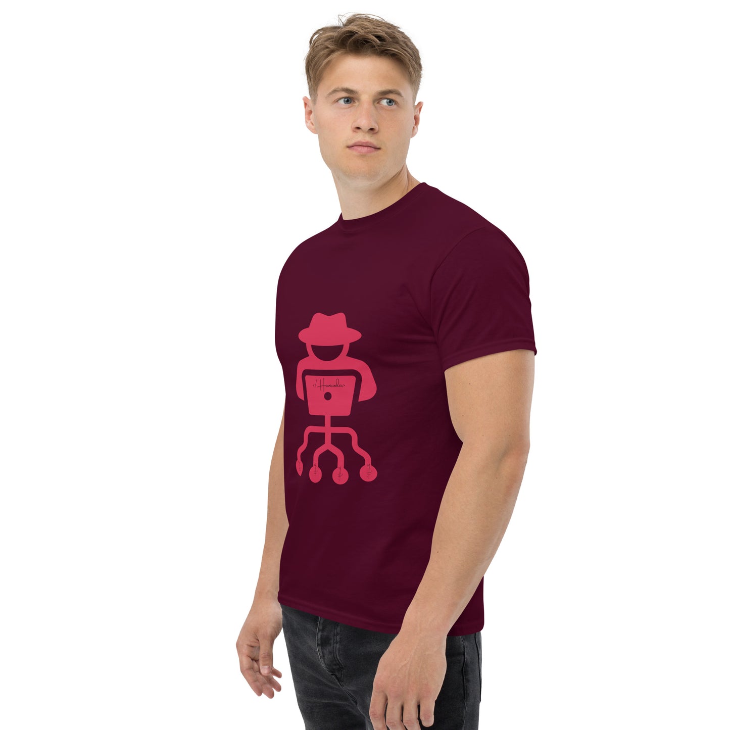 hamcodes unisex-classic-tee-maroon