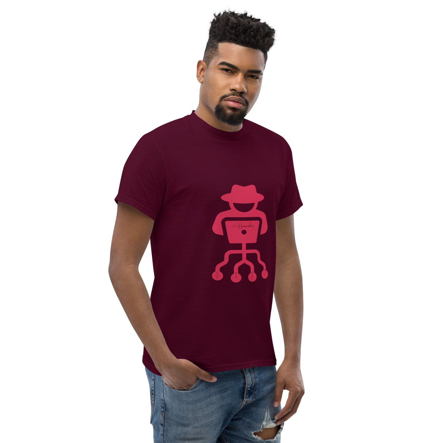 hamcodes unisex-classic-tee-maroon