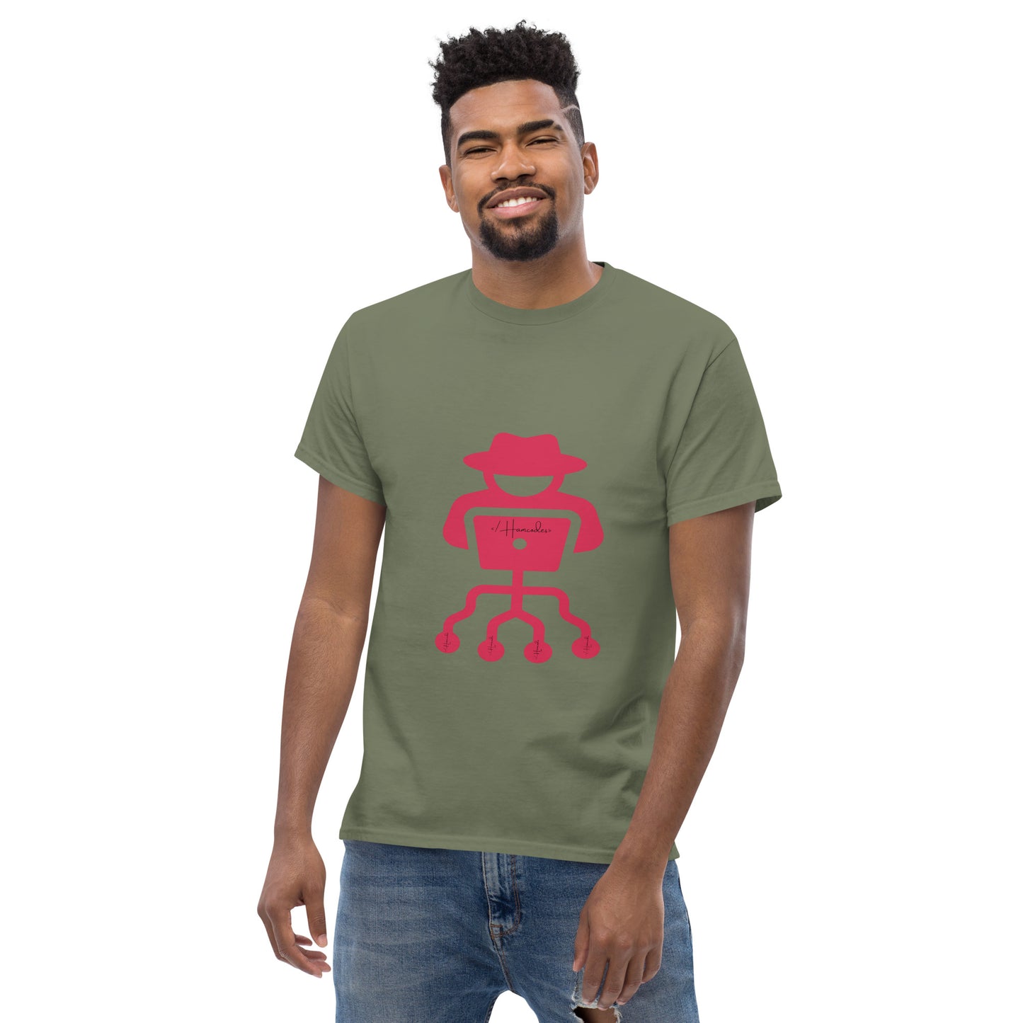 hamcodes unisex-classic-tee-military-green