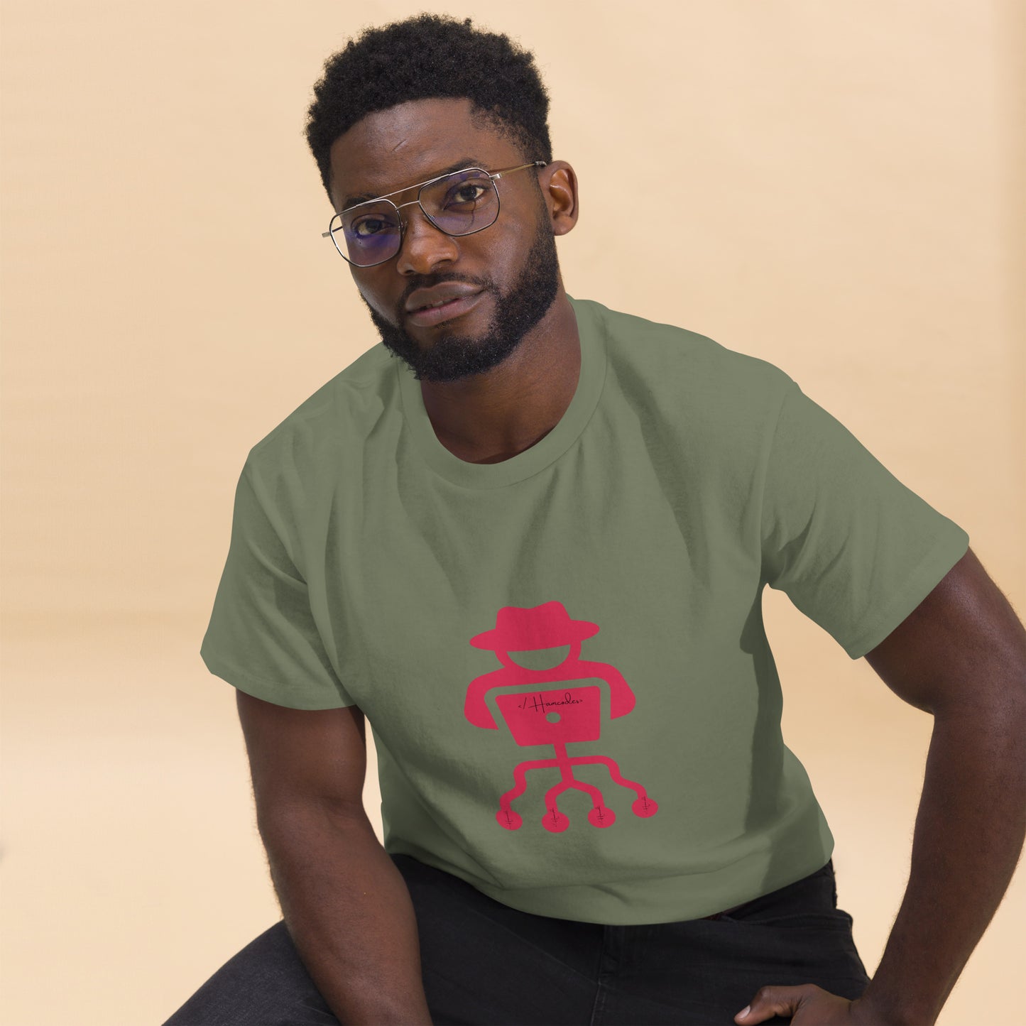 hamcodes unisex-classic-tee-military-green