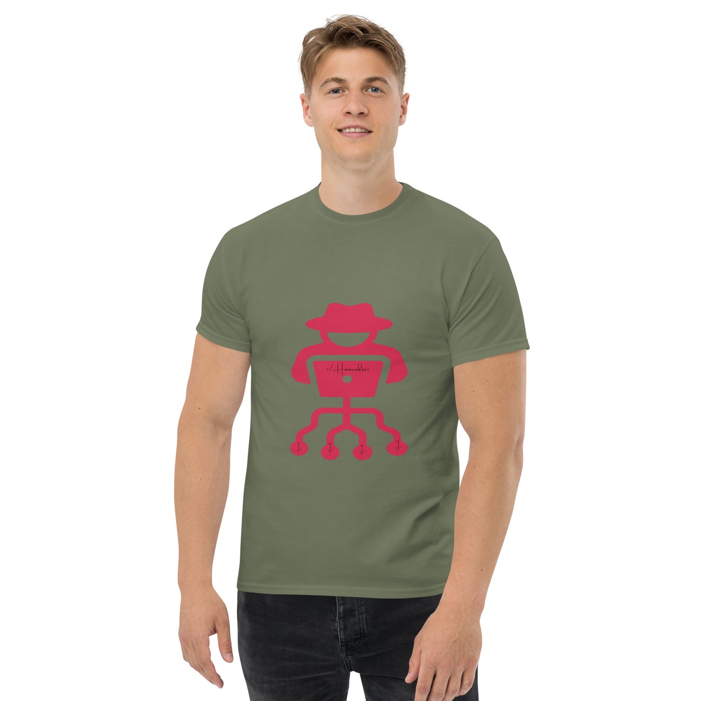 hamcodes unisex-classic-tee-military-green