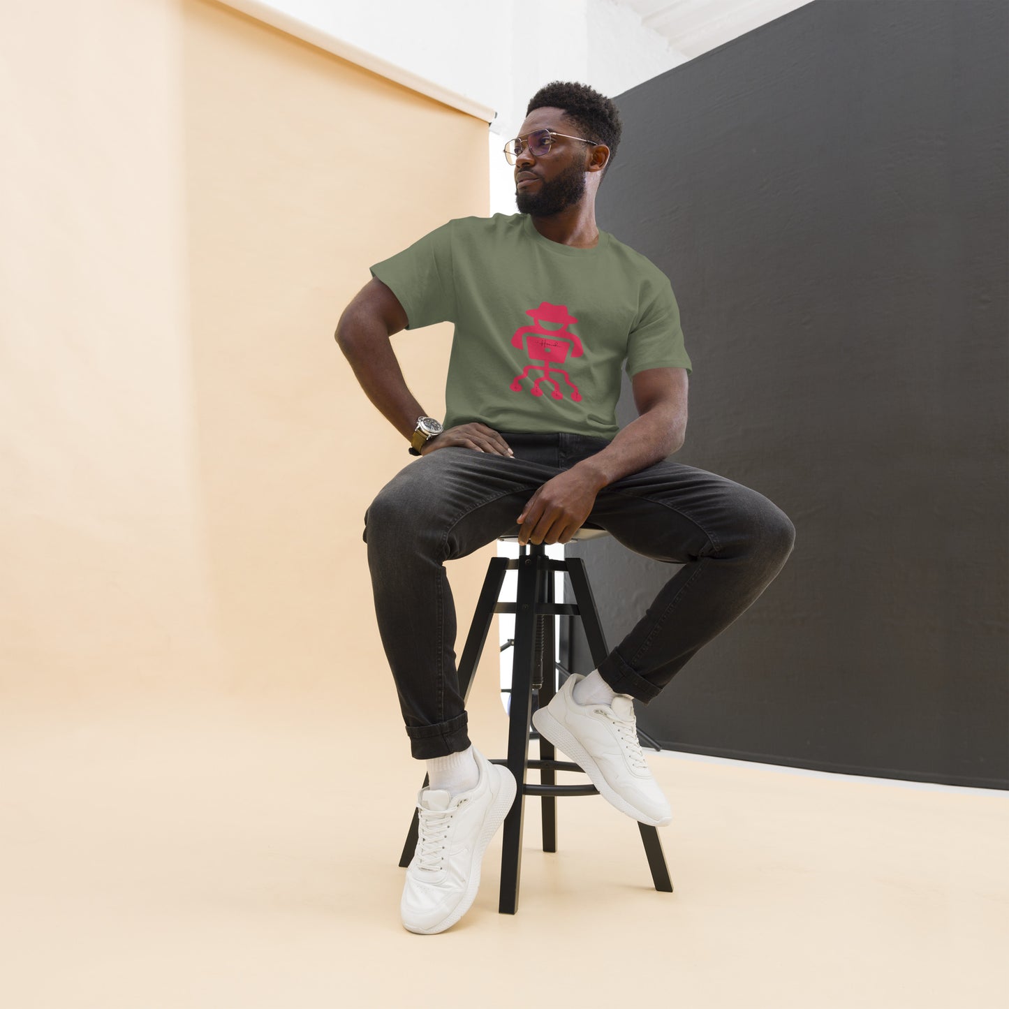 hamcodes unisex-classic-tee-military-green