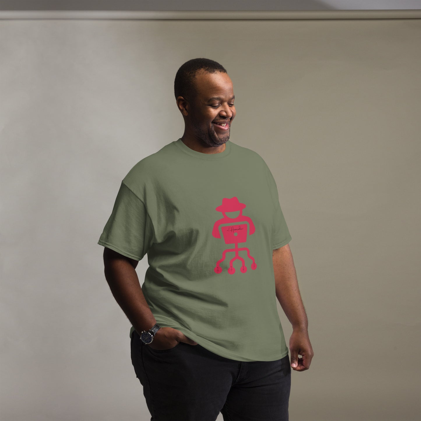 hamcodes unisex-classic-tee-military-green