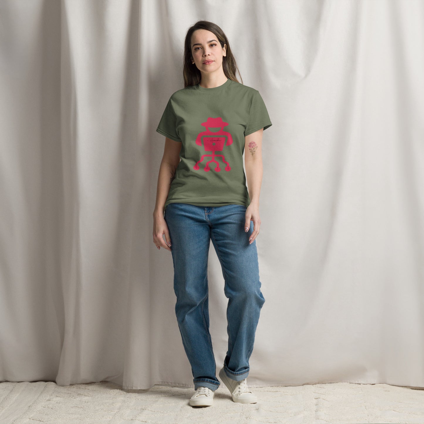 hamcodes unisex-classic-tee-military-green