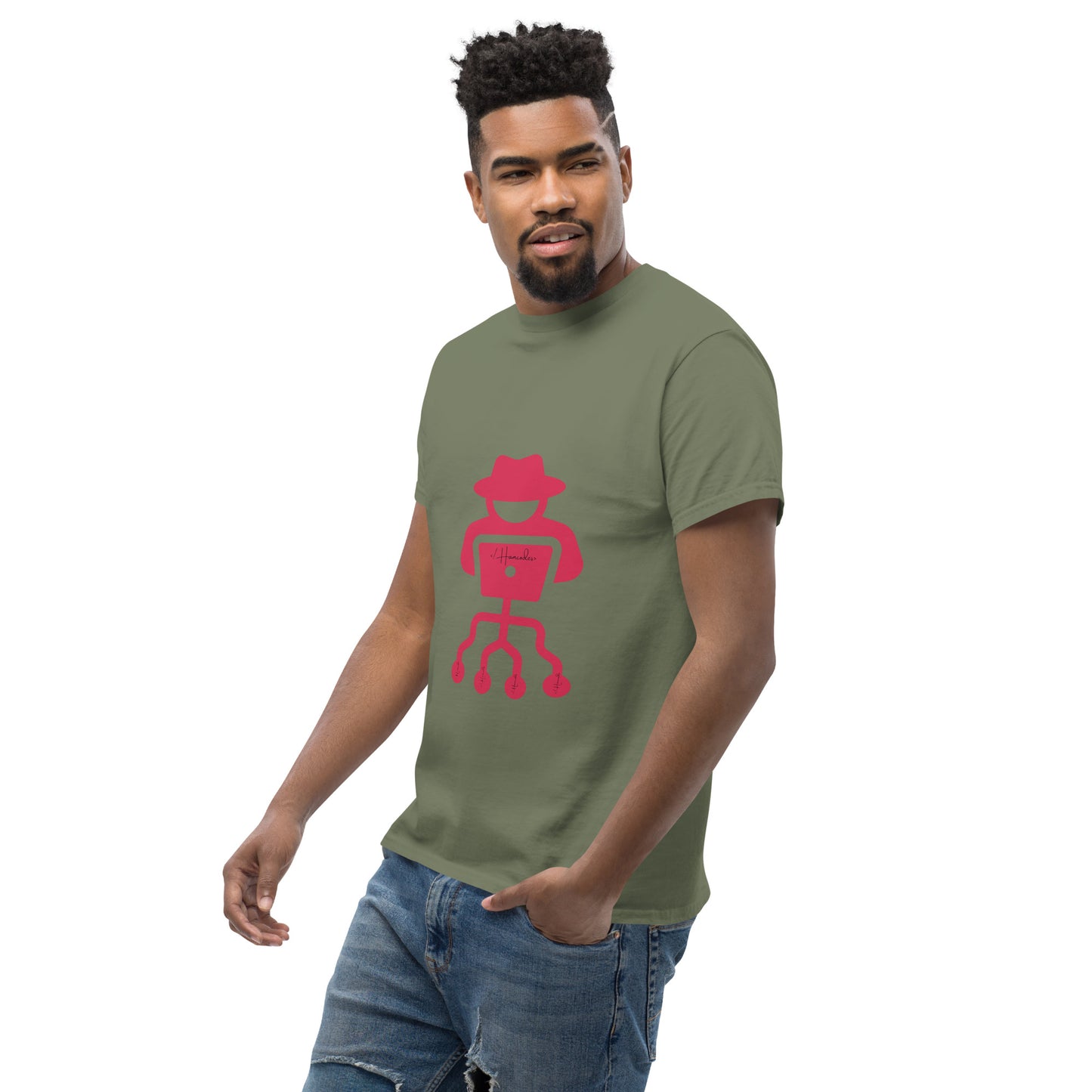 hamcodes unisex-classic-tee-military-green