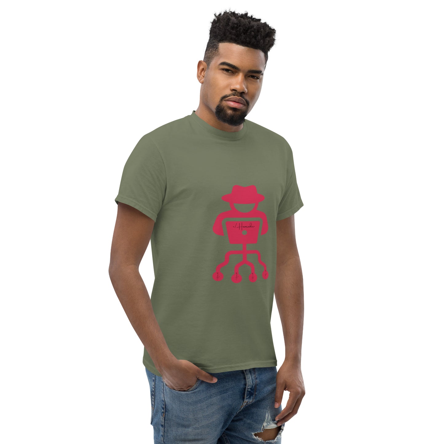 hamcodes unisex-classic-tee-military-green