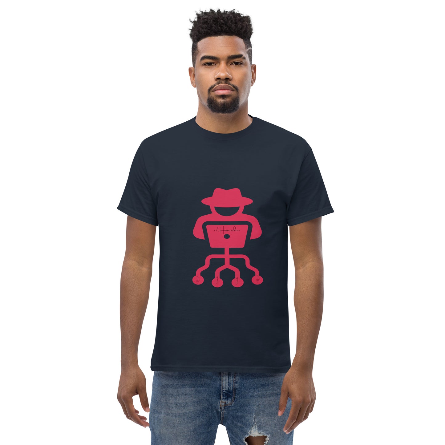 hamcodes unisex-classic-tee-navy