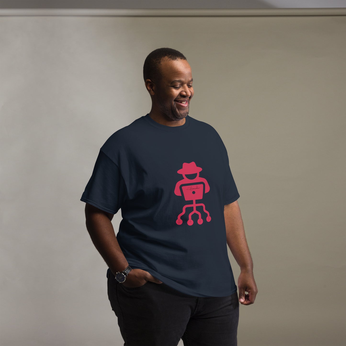 hamcodes unisex-classic-tee-navy