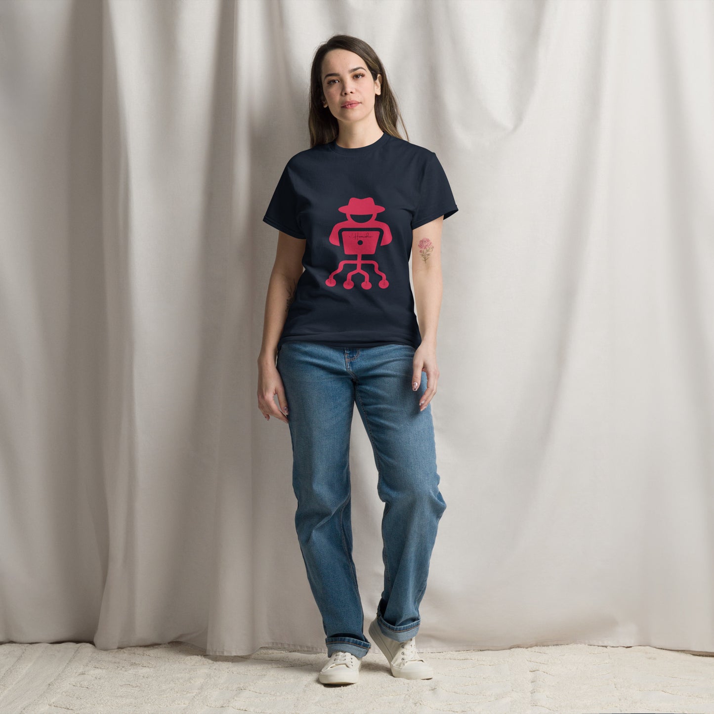 hamcodes unisex-classic-tee-navy