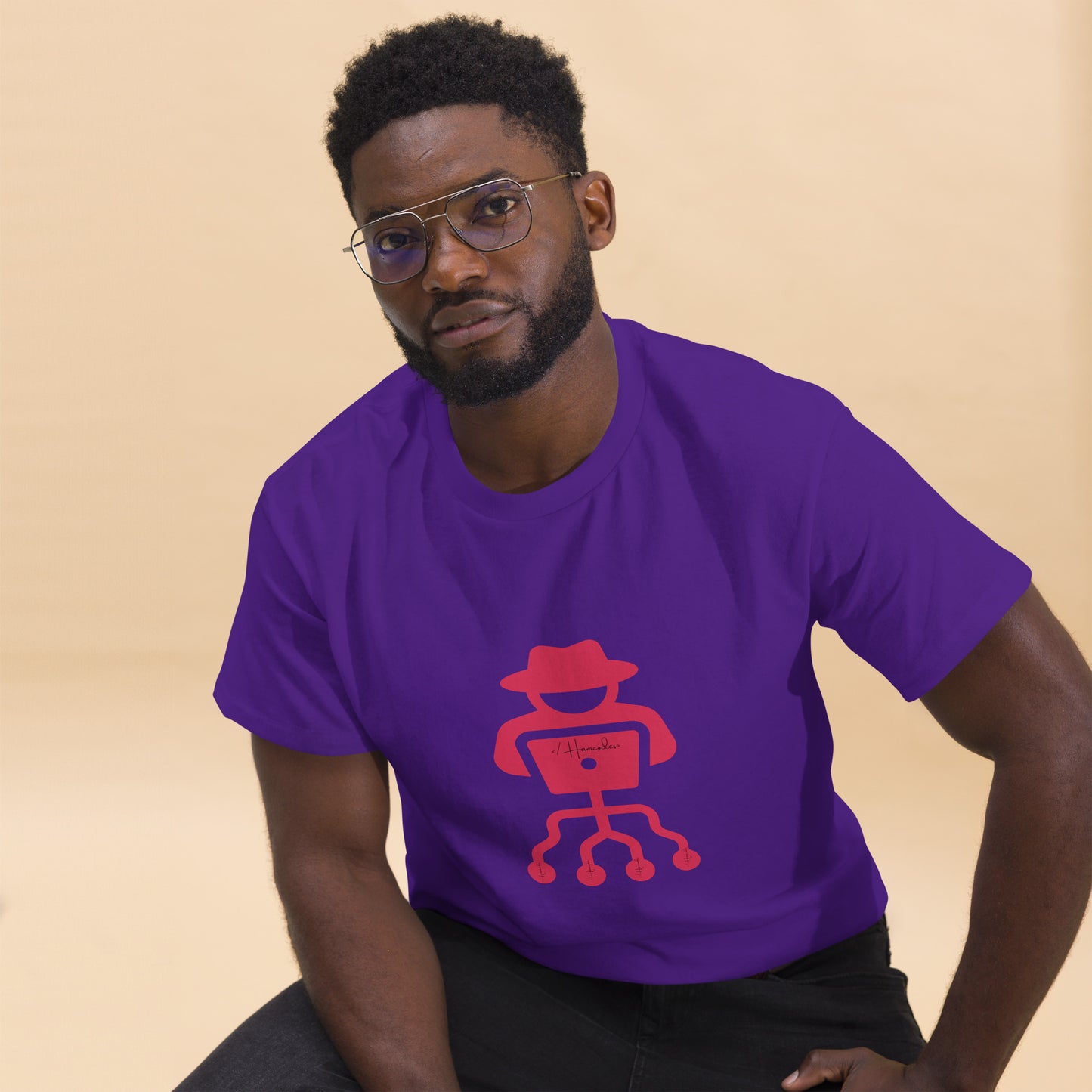 hamcodes unisex-classic-tee-purple