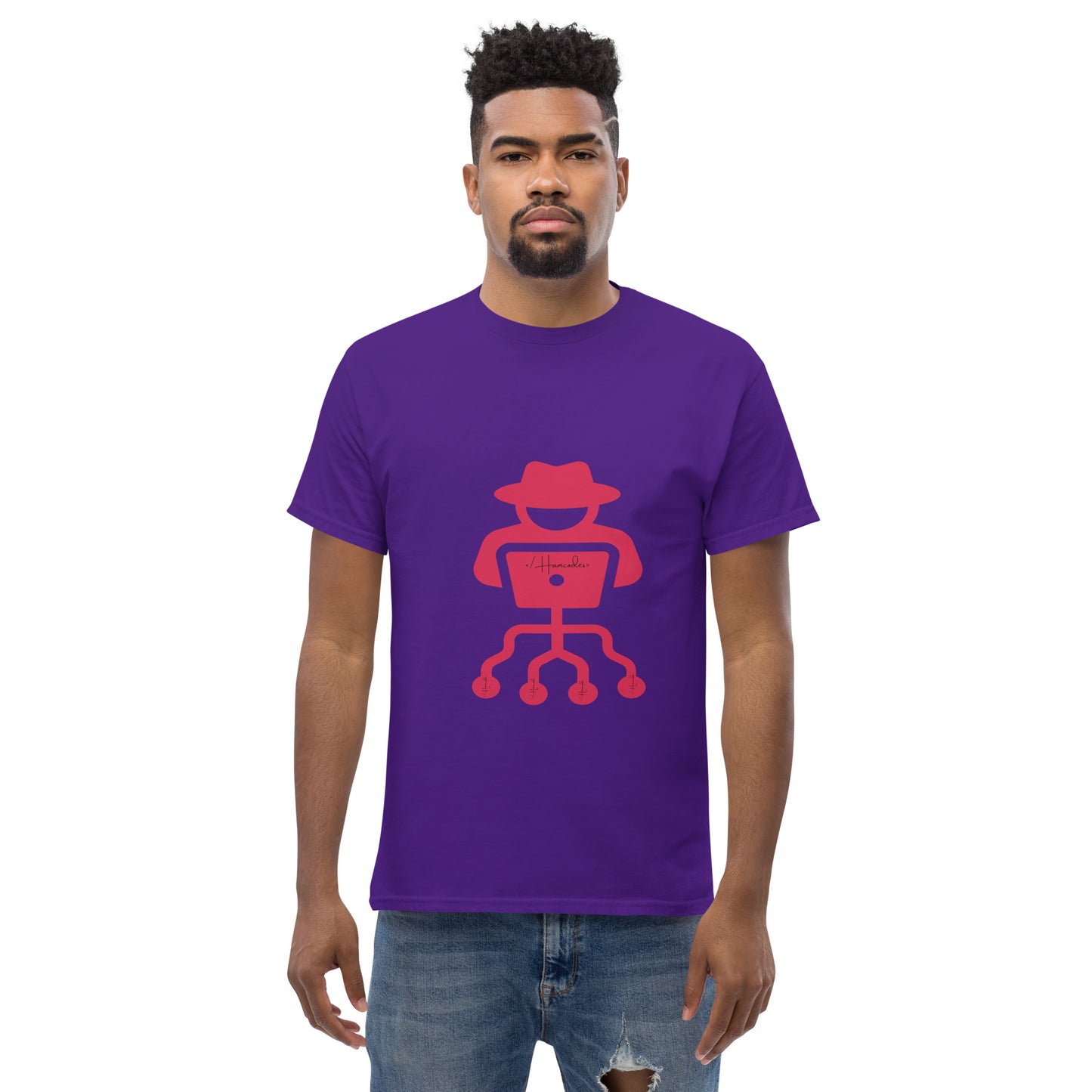 hamcodes unisex-classic-tee-purple