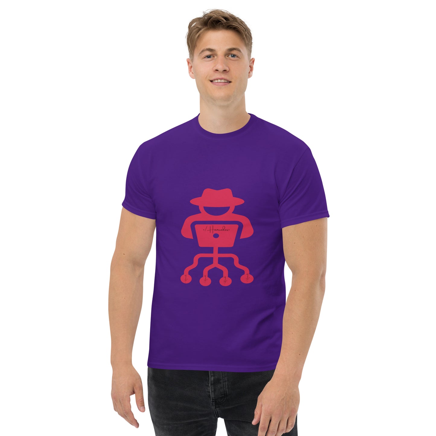 hamcodes unisex-classic-tee-purple