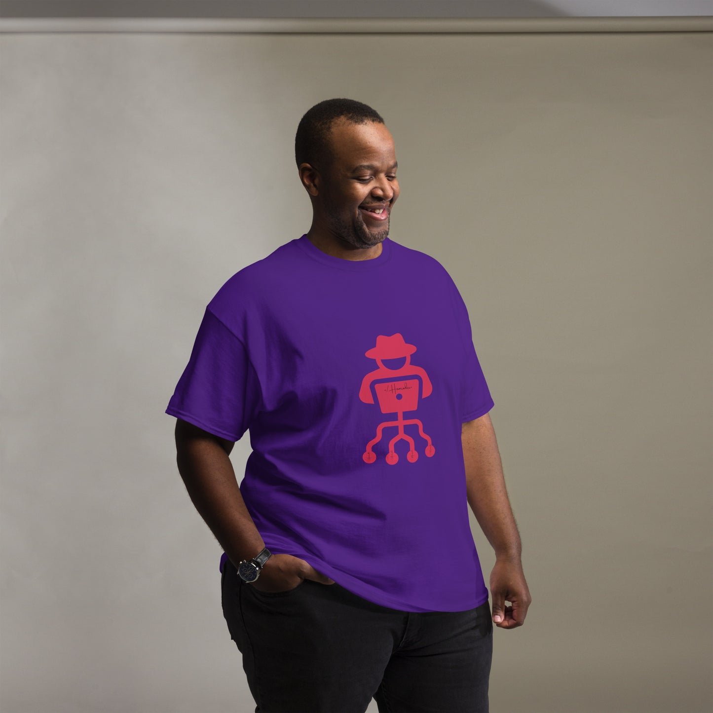 hamcodes unisex-classic-tee-purple