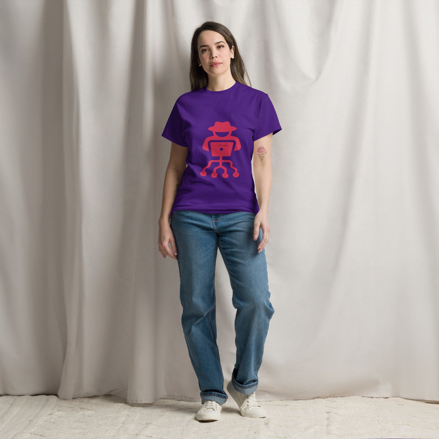 hamcodes unisex-classic-tee-purple