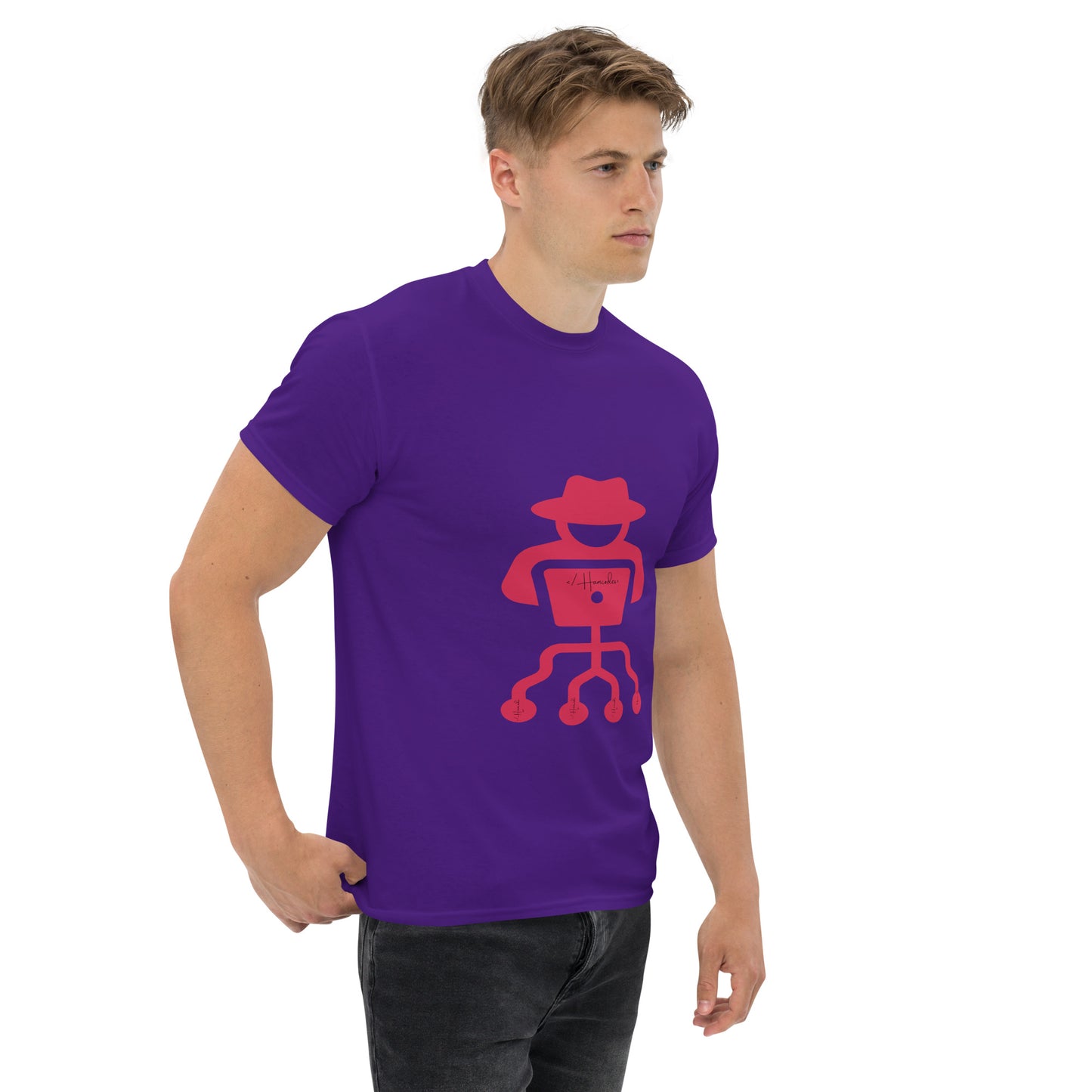 hamcodes unisex-classic-tee-purple