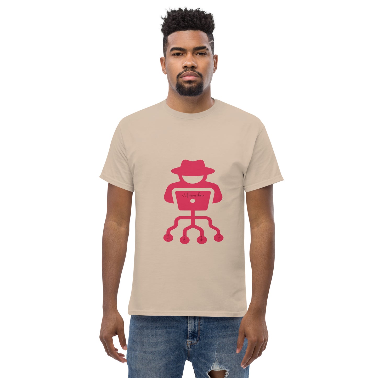 hamcodes unisex-classic-tee-sand