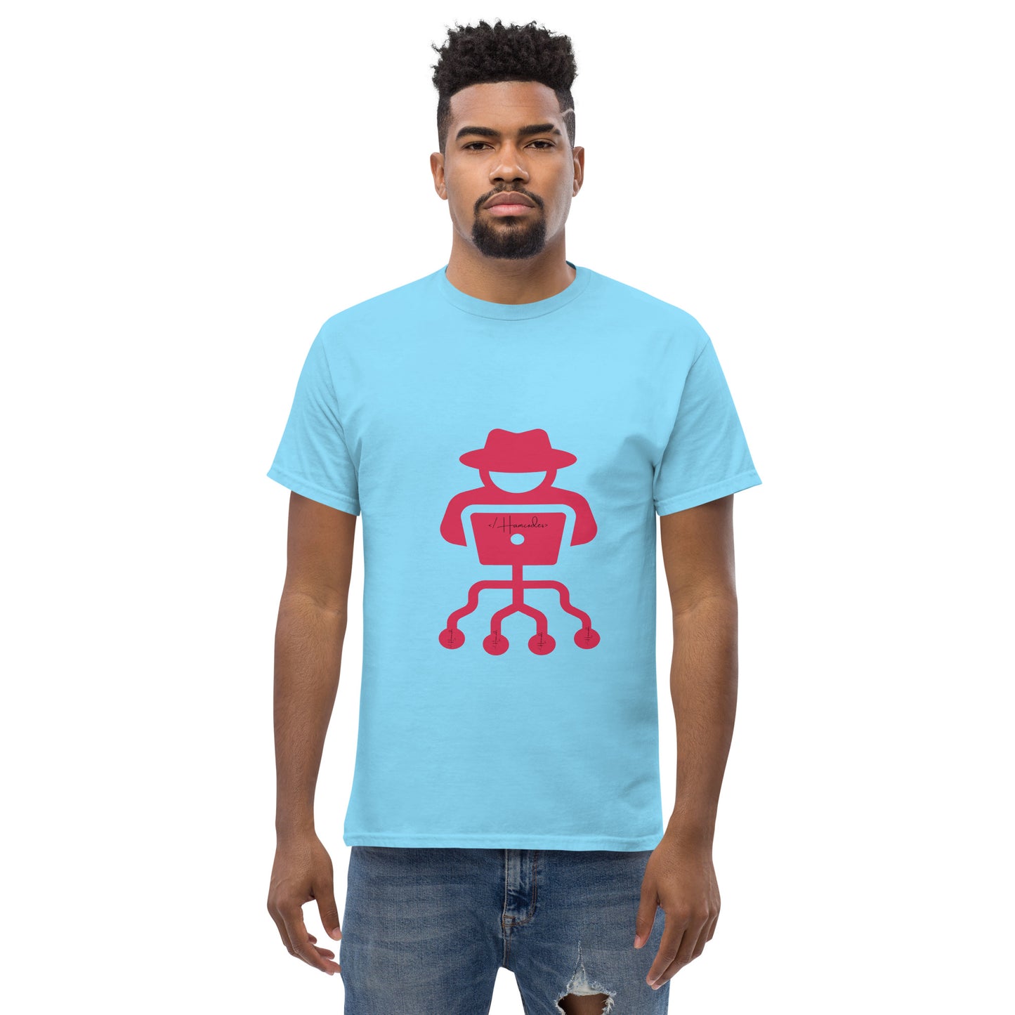 hamcodes unisex-classic-tee-sky
