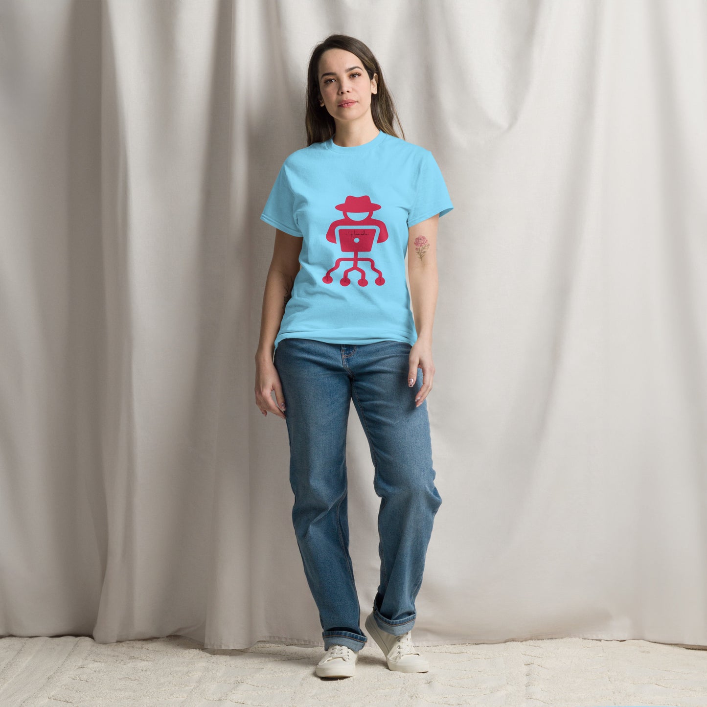 hamcodes unisex-classic-tee-sky-front