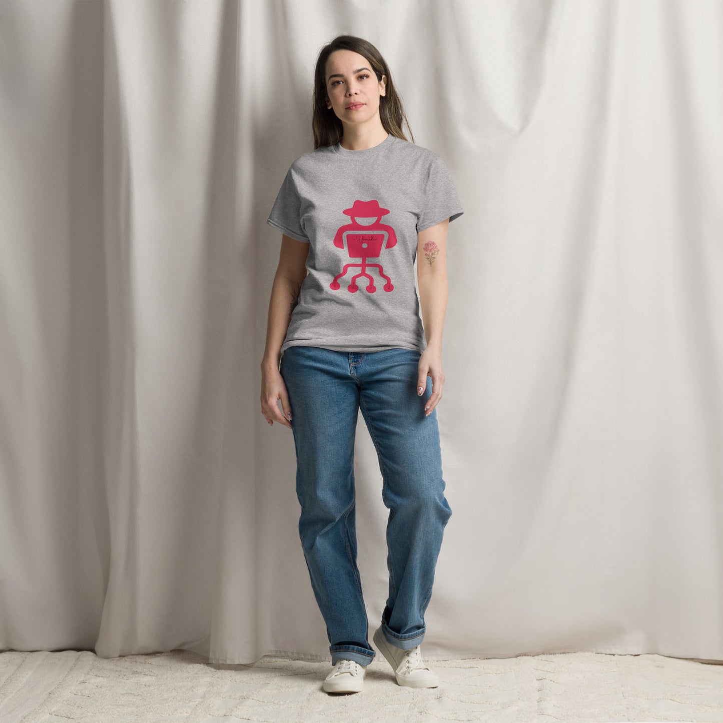 hamcodes unisex-classic-tee-sport-grey