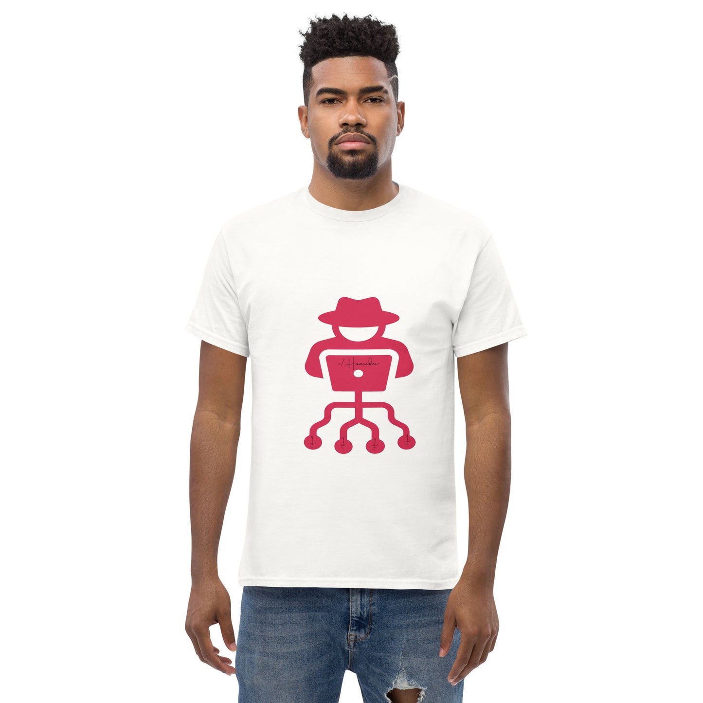 hamcodes unisex-classic-tee-white