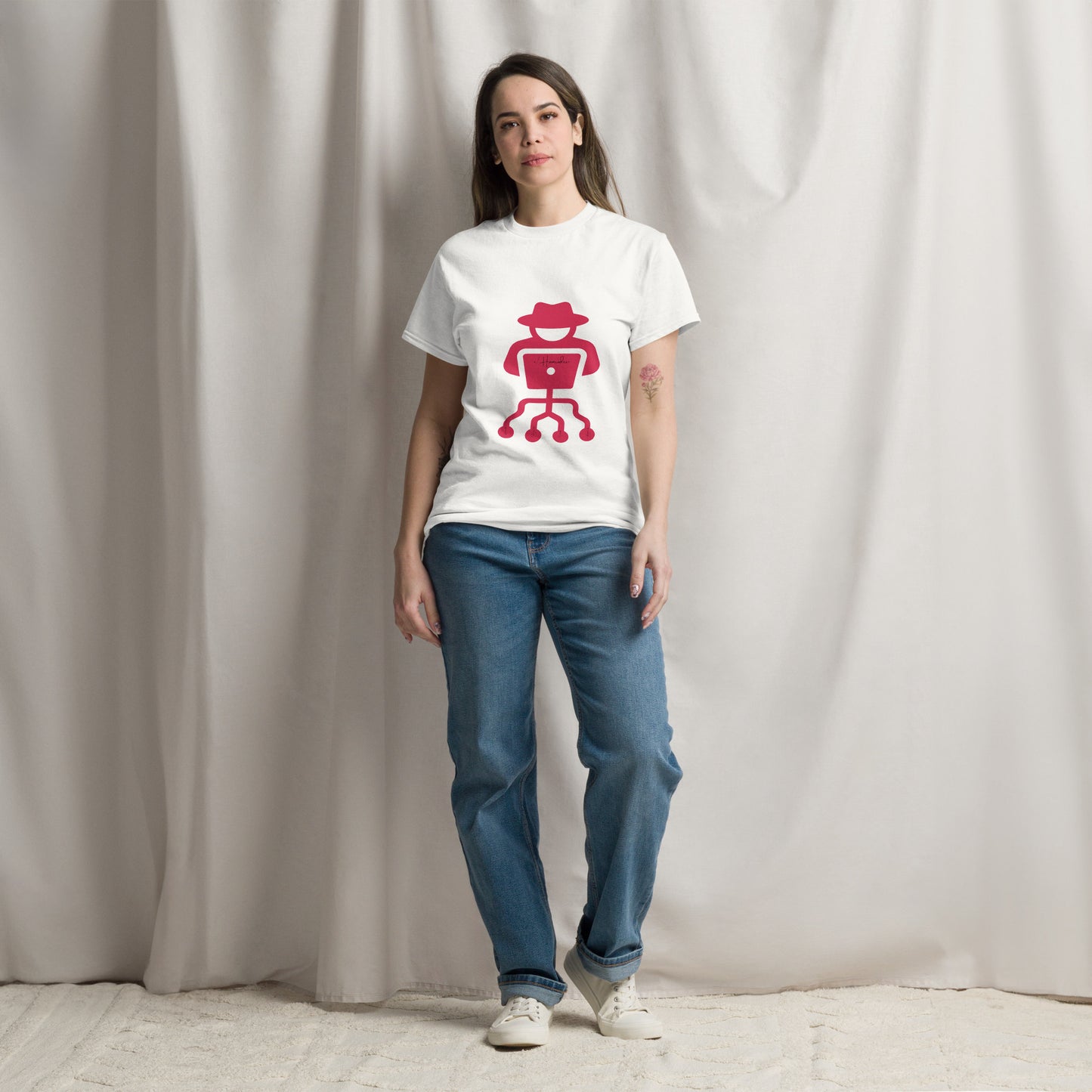 hamcodes unisex-classic-tee-white