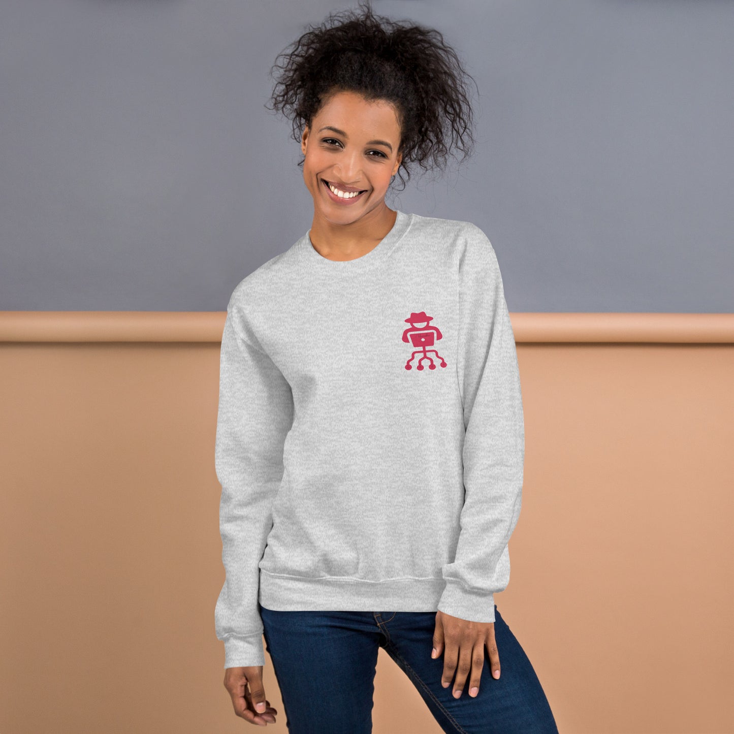 hamcodes unisex-crew-neck-sweatshirt-ash