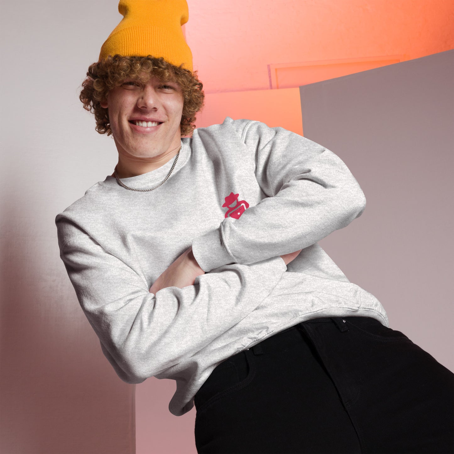 hamcodes unisex-crew-neck-sweatshirt-ash