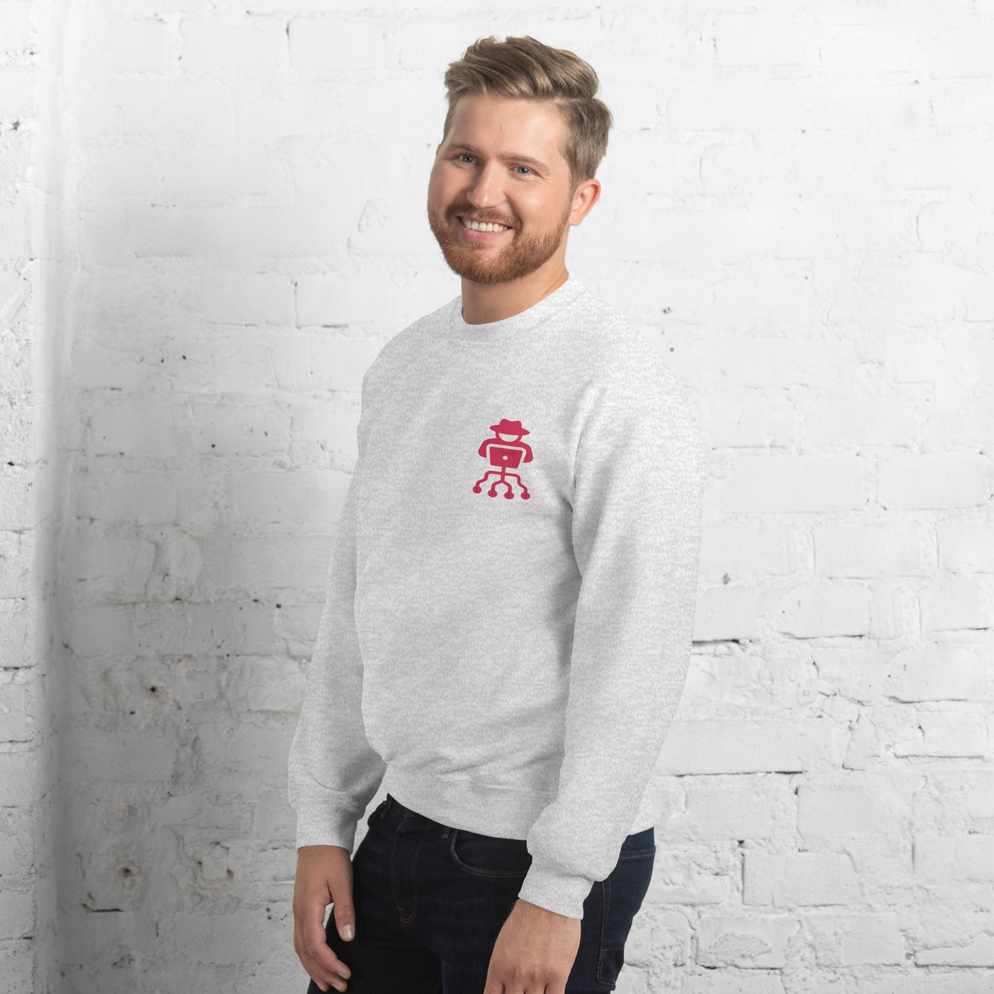 hamcodes unisex-crew-neck-sweatshirt-ash