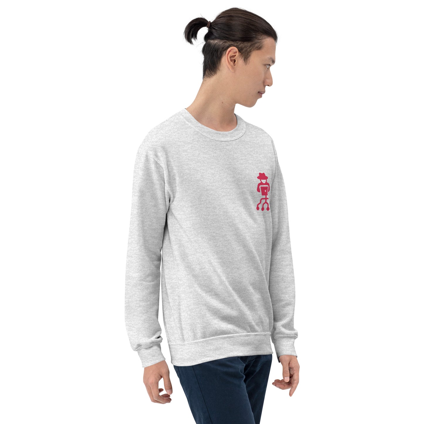 hamcodes unisex-crew-neck-sweatshirt-ash
