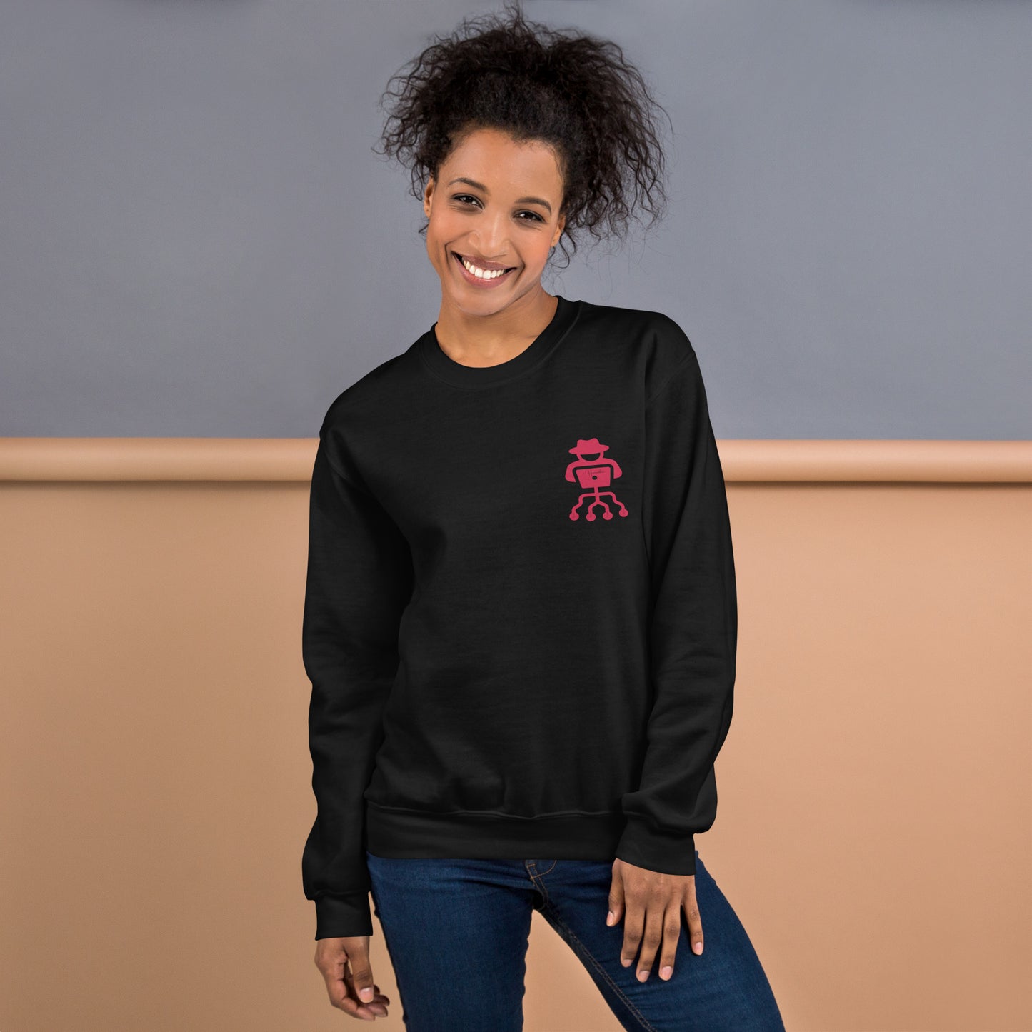 hamcodes unisex-crew-neck-sweatshirt-black