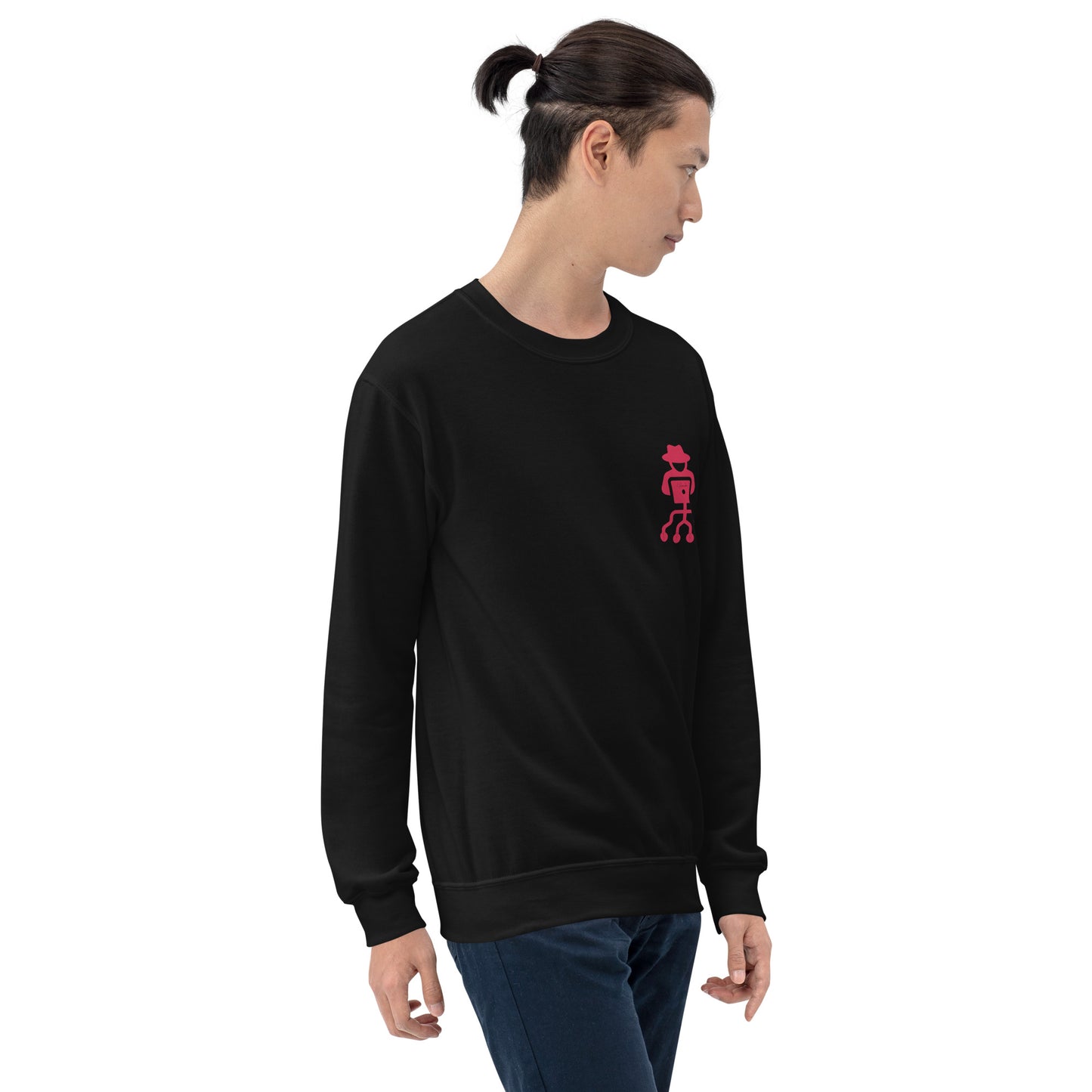 hamcodes unisex-crew-neck-sweatshirt-black