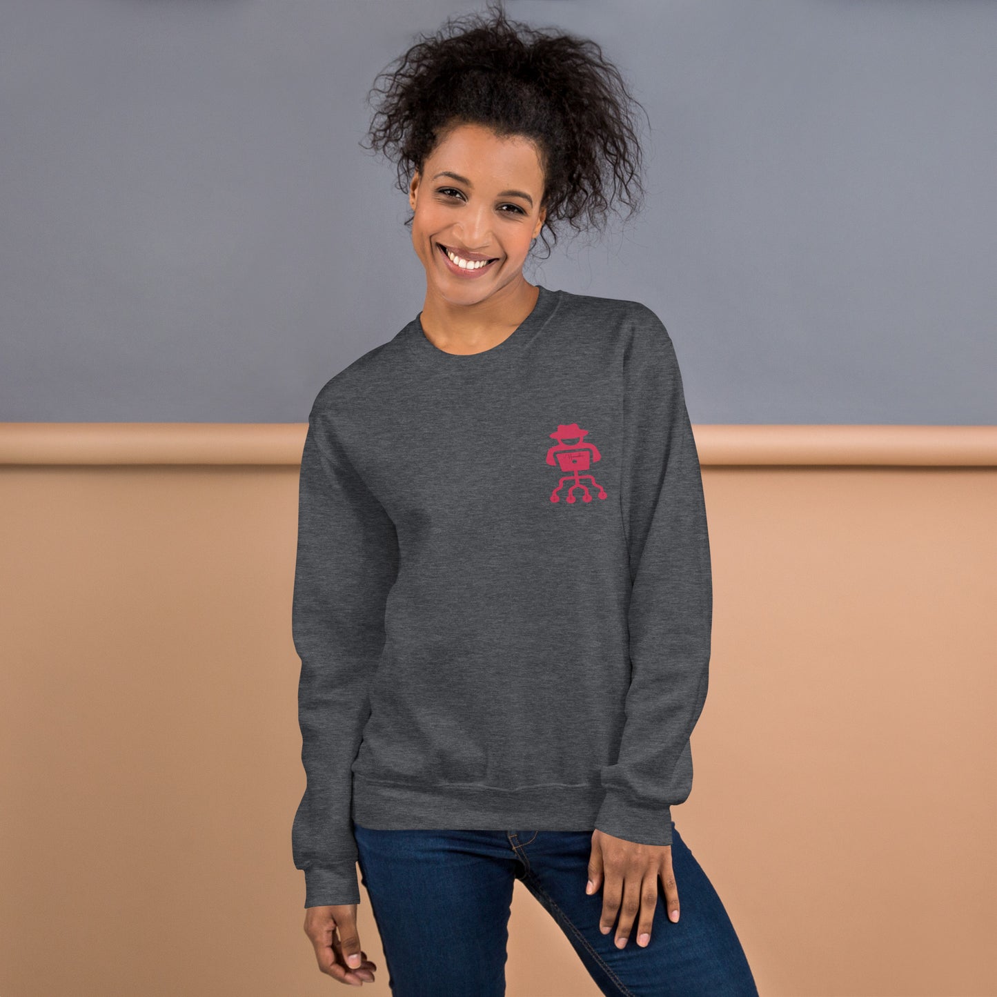 hamcodes unisex-crew-neck-sweatshirt-dark-heather