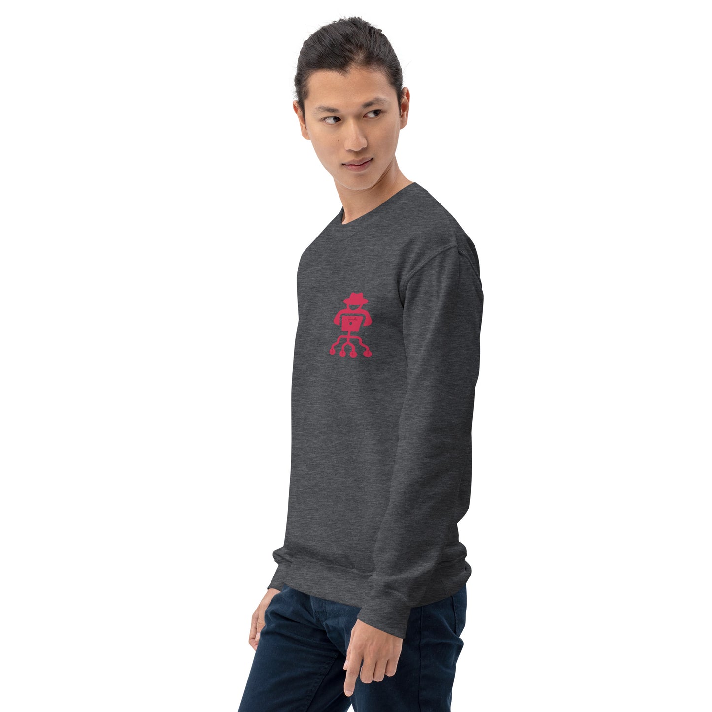 hamcodes unisex-crew-neck-sweatshirt-dark-heather