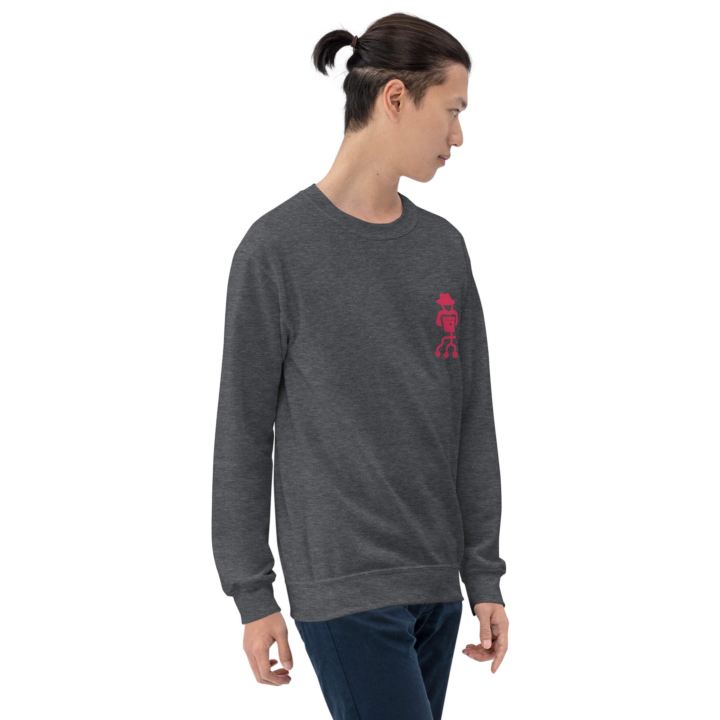 hamcodes unisex-crew-neck-sweatshirt-dark-heather
