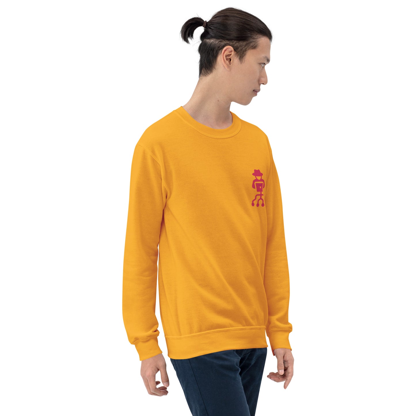 hamcodes unisex-crew-neck-sweatshirt-gold