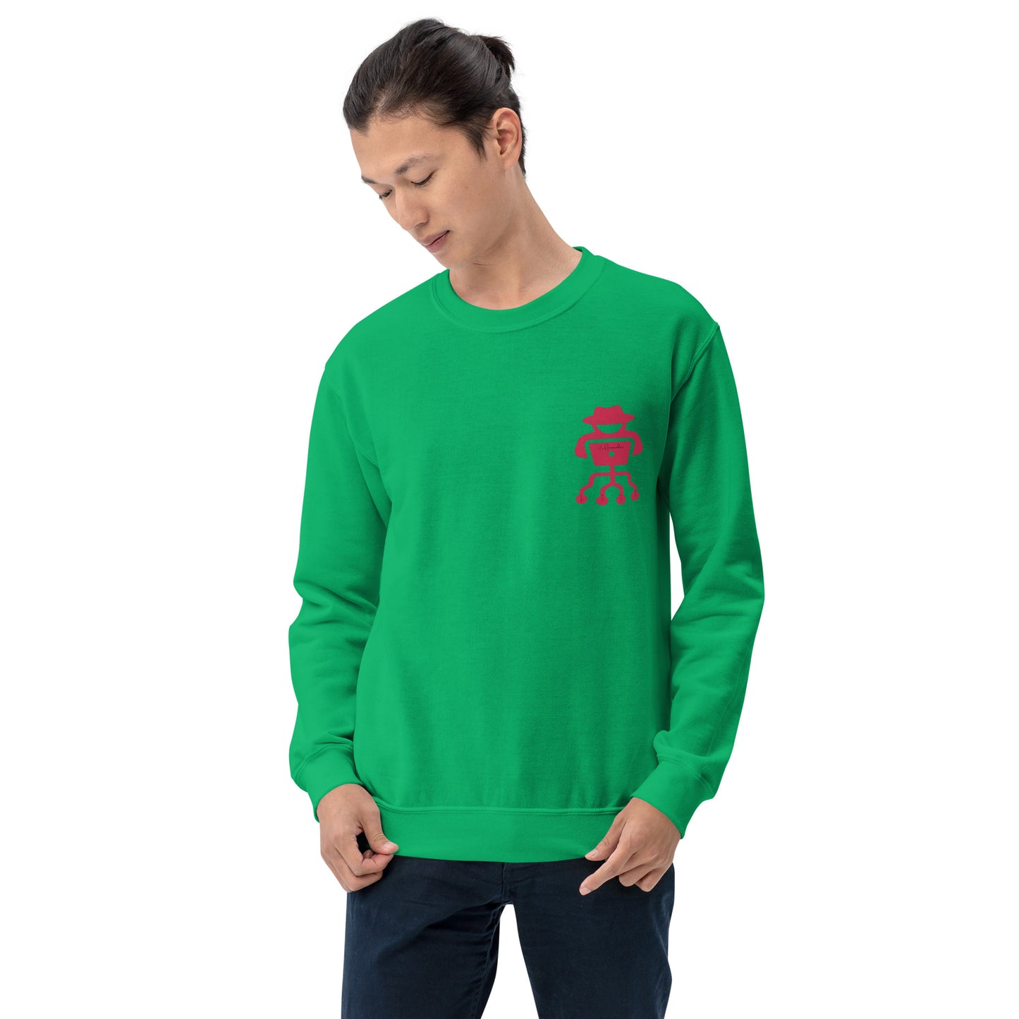 hamcodes unisex-crew-neck-sweatshirt-irish-green