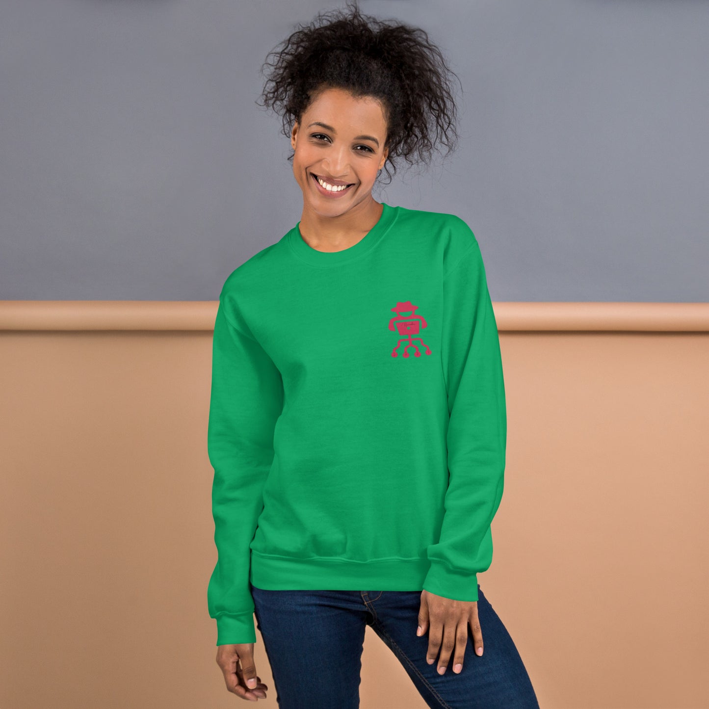 hamcodes unisex-crew-neck-sweatshirt-irish-green
