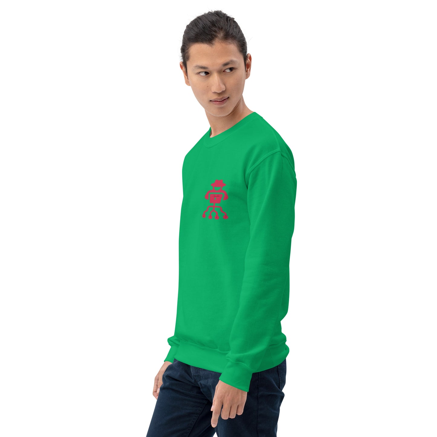 hamcodes unisex-crew-neck-sweatshirt-irish-green