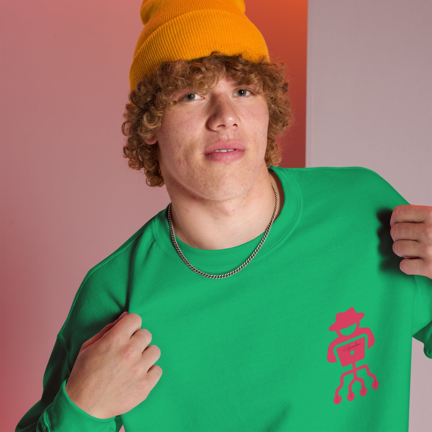 hamcodes unisex-crew-neck-sweatshirt-irish-green
