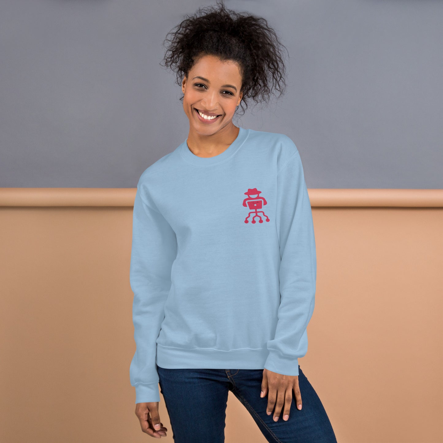 hamcodes unisex-crew-neck-sweatshirt-light-blue