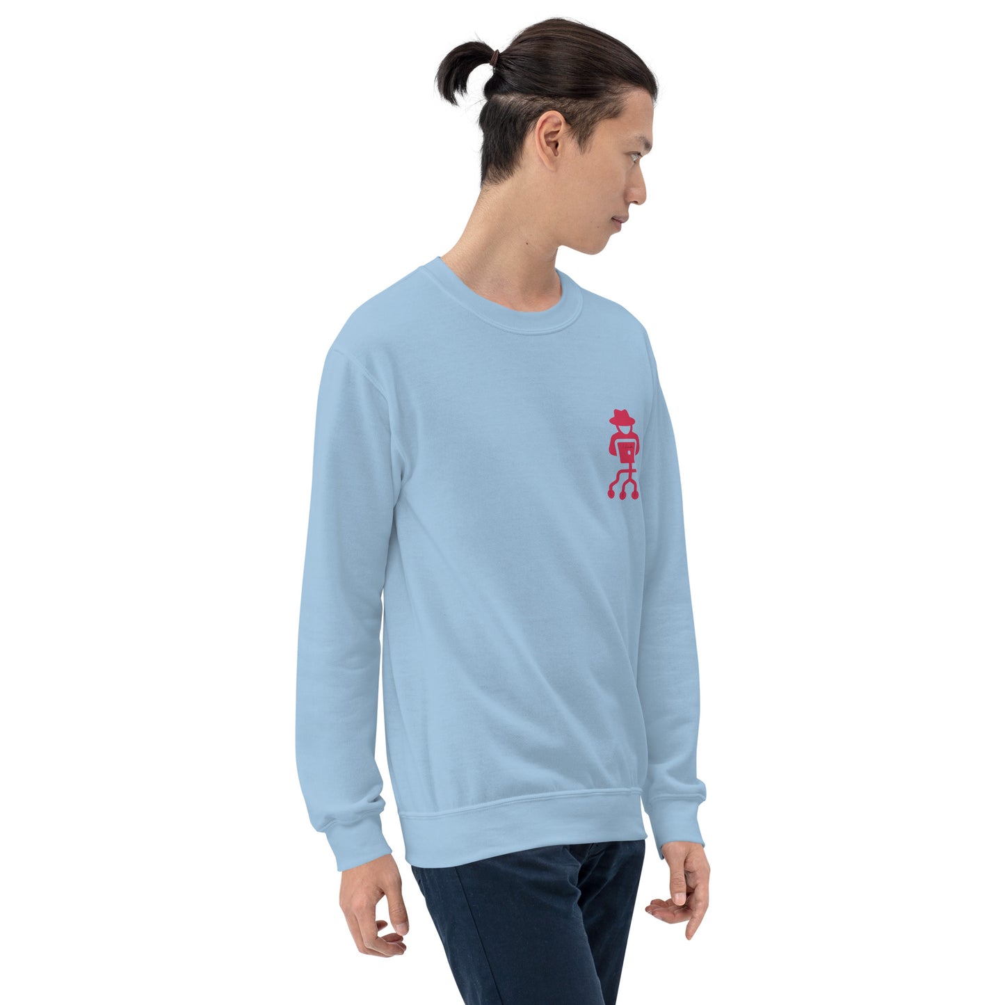 hamcodes unisex-crew-neck-sweatshirt-light-blue