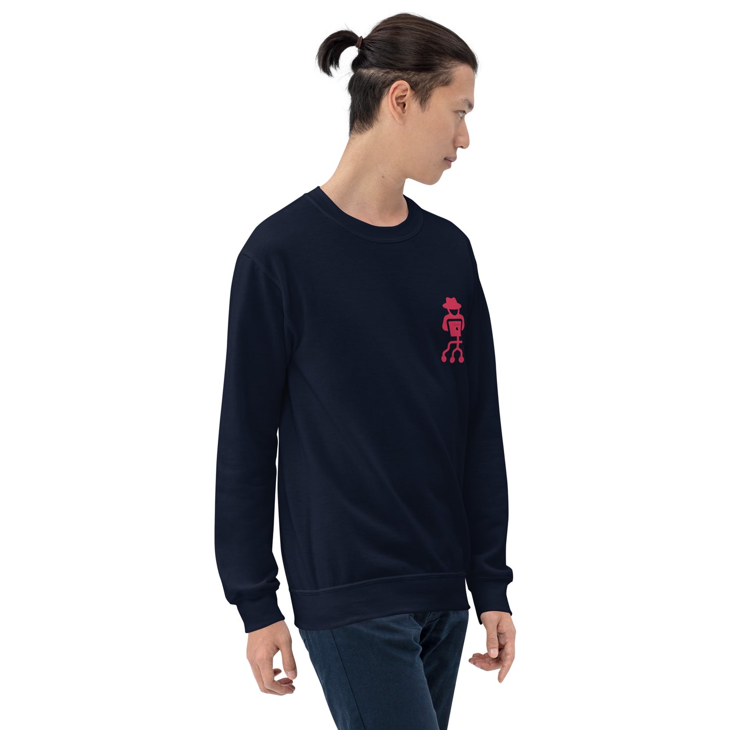 hamcodes unisex-crew-neck-sweatshirt-navy