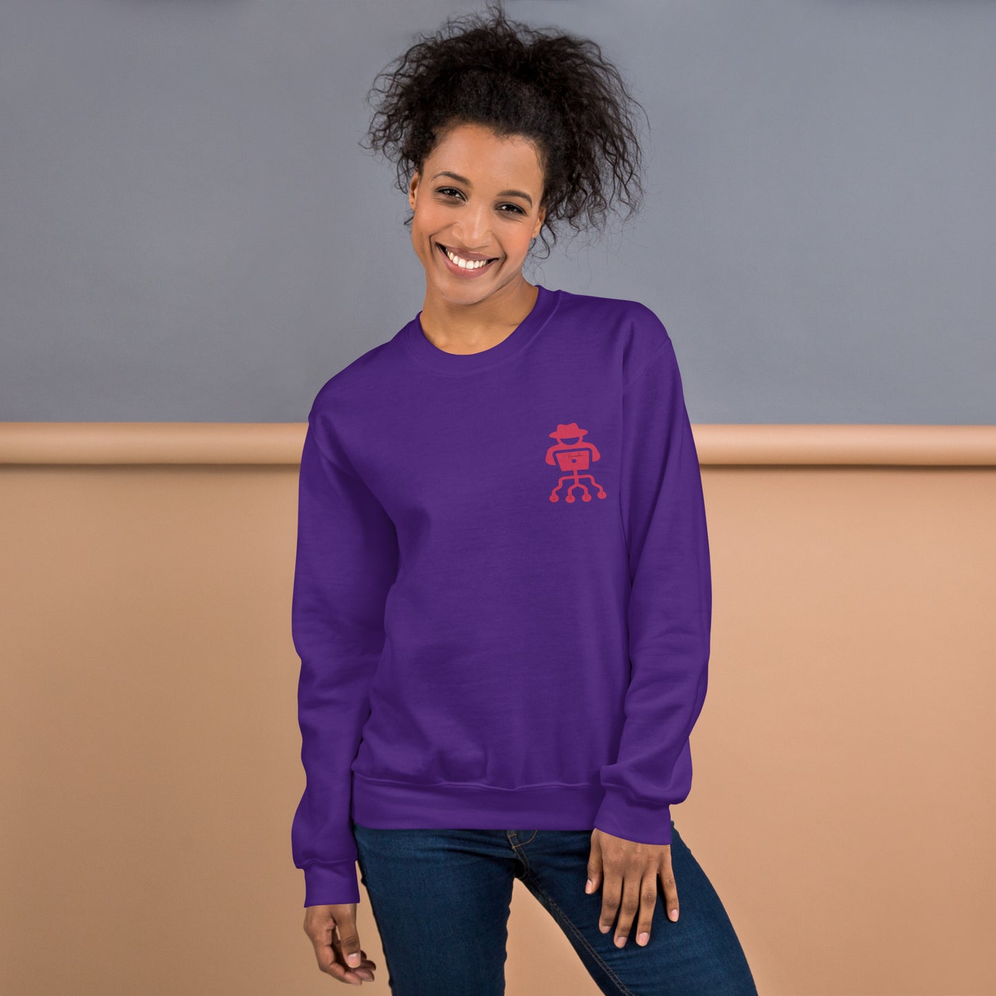 hamcodes unisex-crew-neck-sweatshirt-purple