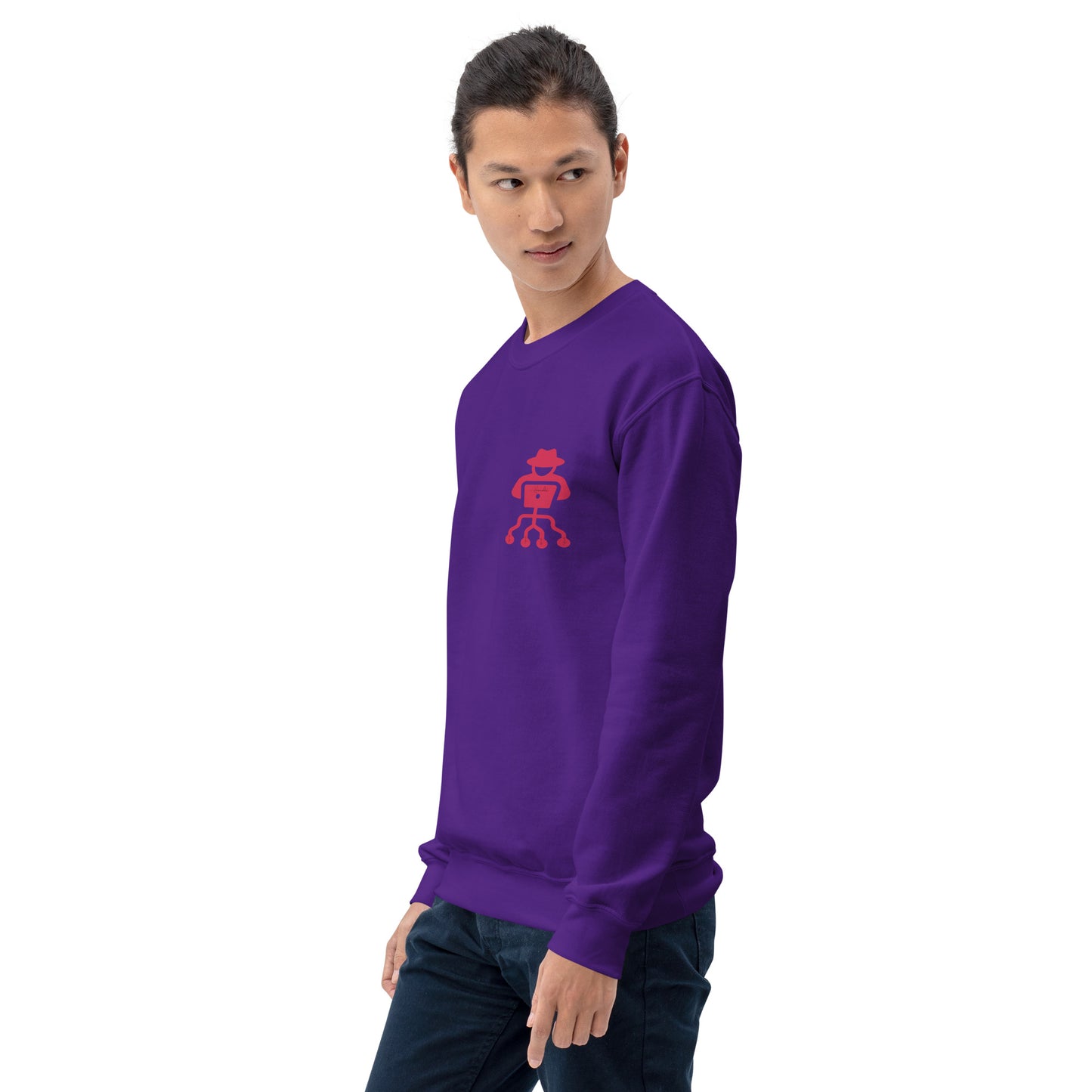 hamcodes unisex-crew-neck-sweatshirt-purple