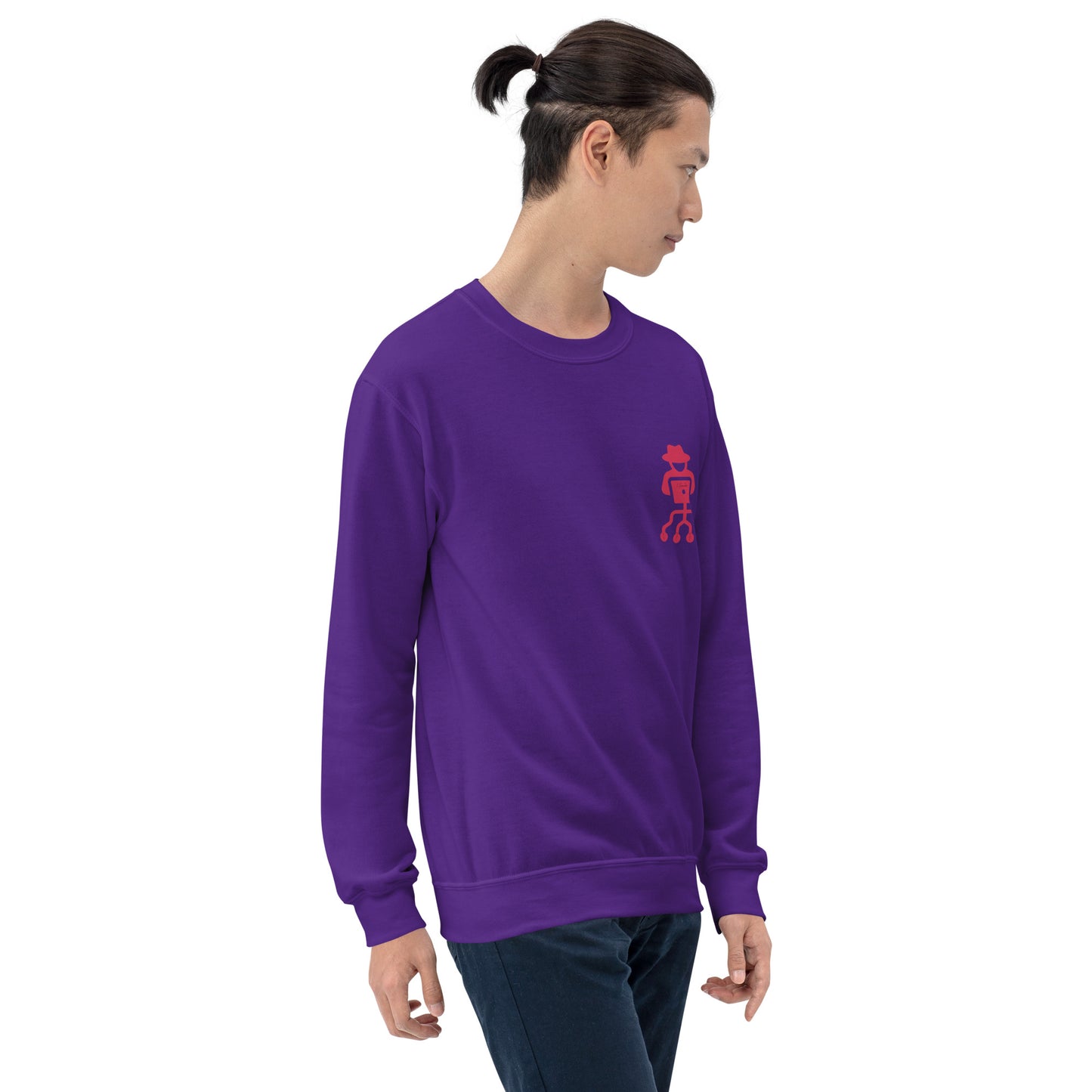 hamcodes unisex-crew-neck-sweatshirt-purple